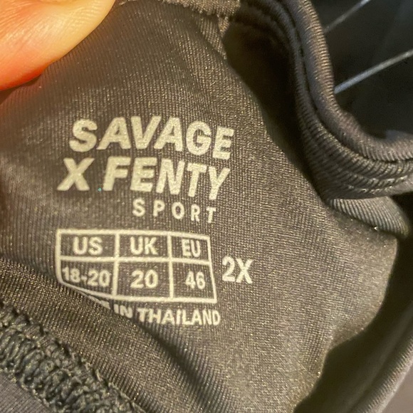 NWOT Savage X Fenty black curve alert jumpsuit size 2x - Picture 5 of 5